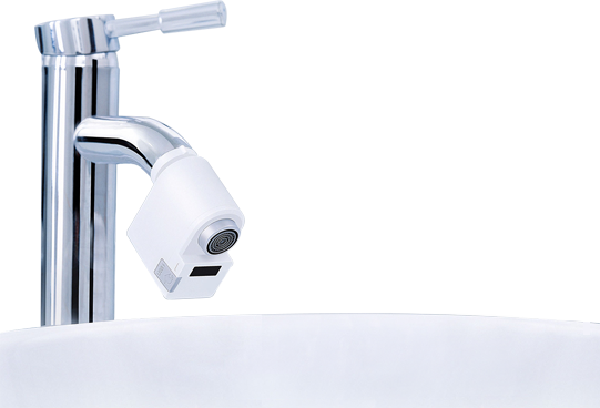 iWater Deluxe sur un robinet